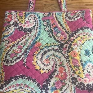 Vera Bradley retired design - tote bag - wildflower paisley - NEW
